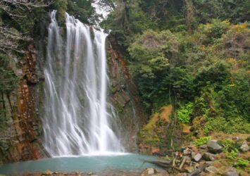 丸尾滝　鹿児島の風景