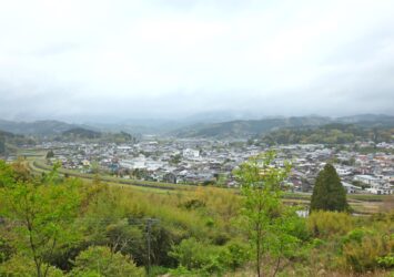春の飫肥の町並み　宮崎の風景