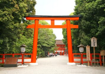 賀茂御祖神社　京都の風景