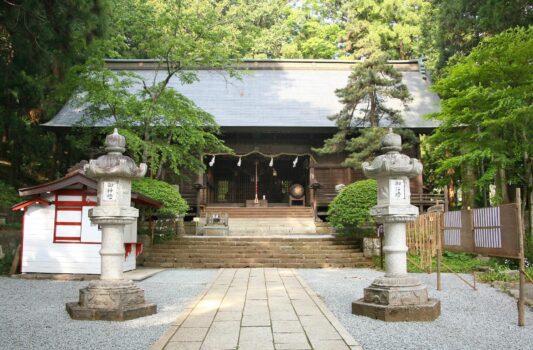 河口浅間神社　山梨の神社
