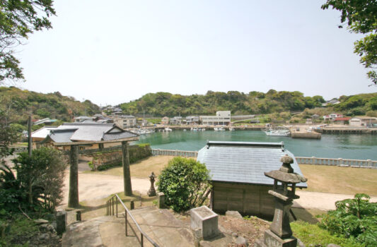 加部島の田島神社　佐賀の風景