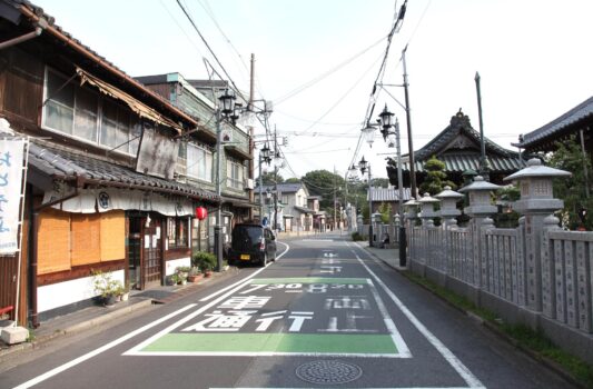 夏の川越の風景　夏の埼玉の風景