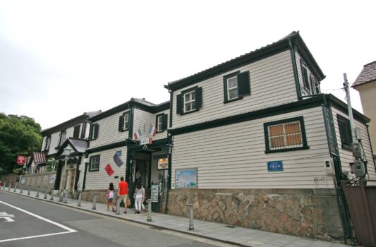 神戸外国人居留地（神戸旧居留地）の風景　夏の兵庫の風景