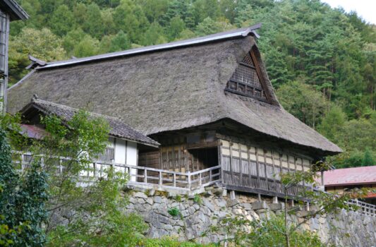 遠野　南部曲り家 千葉家　岩手の風景