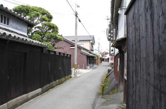 湯浅町の町並み　湯浅の風景　和歌山の風景