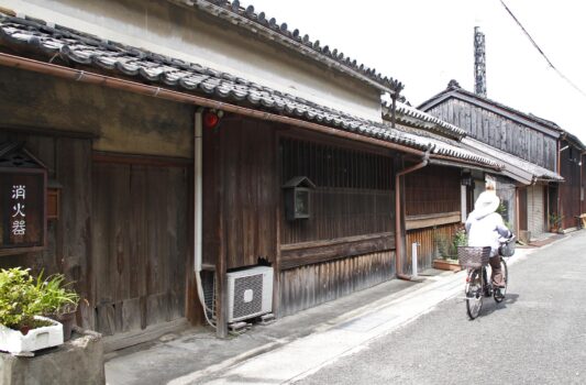 湯浅町の町並み　湯浅の風景　和歌山の風景　和歌山の伝統的な町並み