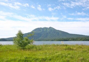 尾瀬沼と燧ケ岳　夏の尾瀬の風景　夏の福島の風景