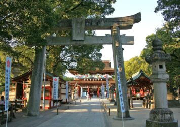 秋の太宰府天満宮　福岡の神社　福岡の秋の風景