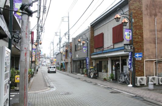 春日部の町並み　「旧粕壁宿」の風景　埼玉の風景