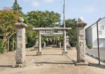 神武天皇遥拝殿　桜川市真壁の古い町並み　茨城の伝統的な町並み　茨城の風景