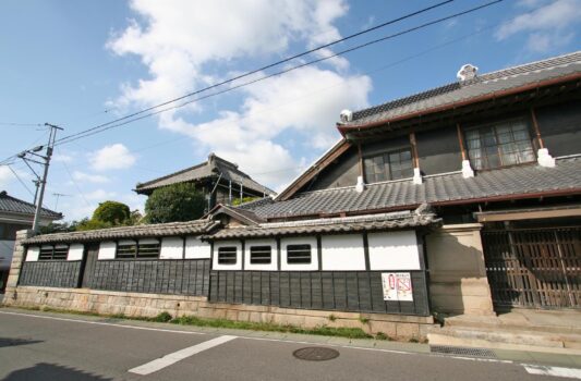 桜川市真壁の古い町並み　茨城の伝統的な町並み　茨城の風景