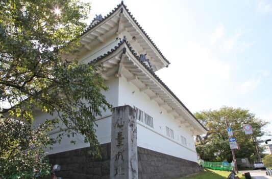 仙台城跡　宮城の城　宮城の風景