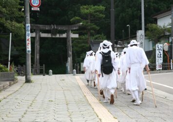 羽黒山の風景　山形の風景