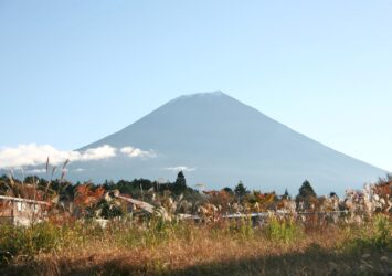 秋の富士山　静岡の風景