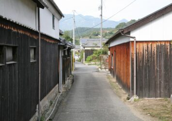 小豆島の町並み　香川の風景