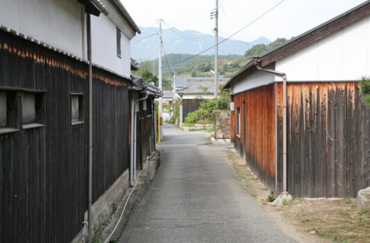 小豆島の町並み　香川の風景