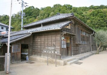 小豆島の風景　「岬の分教場」　香川の風景　日本の島の風景