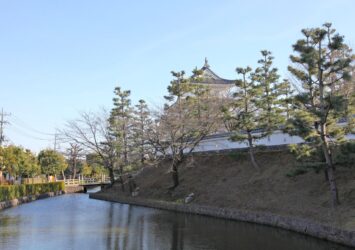 忍城の風景　三月の埼玉の風景