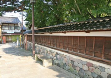 寺町台伝統的建造物群保存地区　金沢の伝統的な町並み　石川の風景