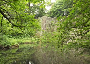 久留米城跡　福岡の城　5月の福岡の風景