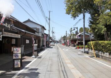 多賀大社参道「多賀大社表参道絵馬通り」　滋賀の風景