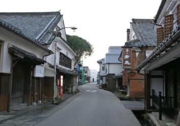 肥前浜宿・酒蔵通り　佐賀の風景