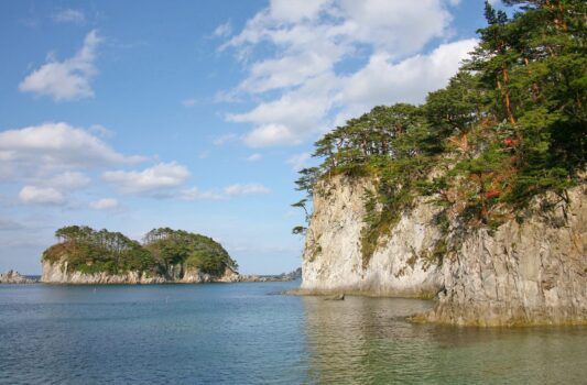 浄土ヶ浜の風景　岩手の風景
