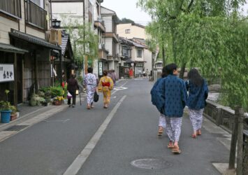 城崎温泉の情景　兵庫の風景
