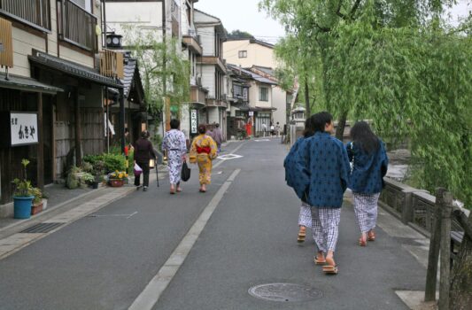 城崎温泉の情景　兵庫の風景