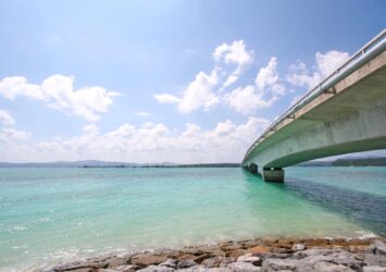古宇利島の風景　沖縄の風景