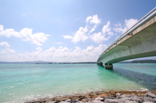 古宇利島の風景　沖縄の風景