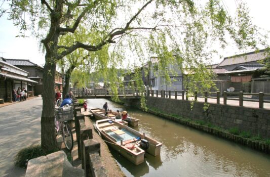 佐原の町並み　千葉の風景