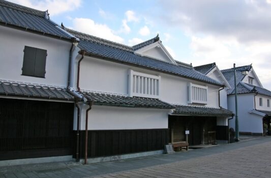 塩田津の町並み　佐賀の伝統的な古い町並み　佐賀の風景