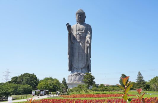牛久大仏　茨城の風景
