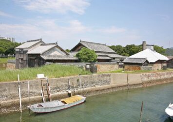 国指定重要文化財・福永家住宅　夏の鳴門の風景　夏の徳島の風景