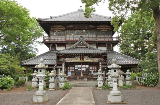 曹源寺・さざえ堂　群馬の寺院　群馬の風景