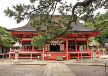 夏の日御碕神社　島根の風景