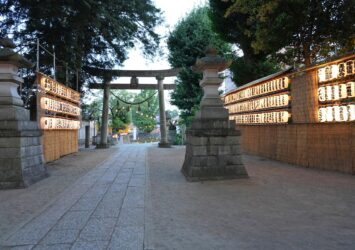 下館羽黒神社　茨城の夏の風景