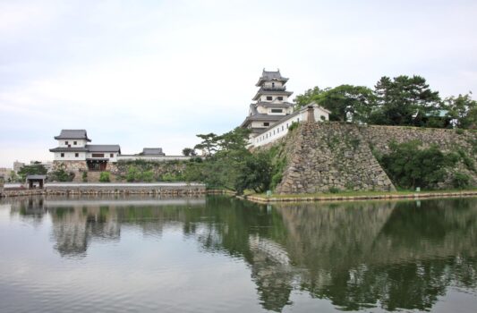 今治城　愛媛の城　日本の城　夏の愛媛の風景