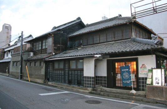 蔵の町　栃木市の風景　栃木の町並み　夏の栃木の風景