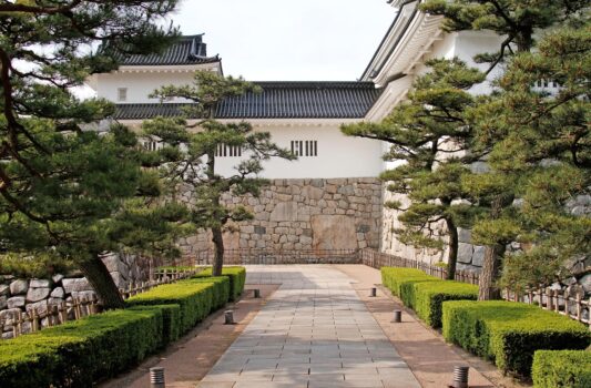 富山城　富山の風景