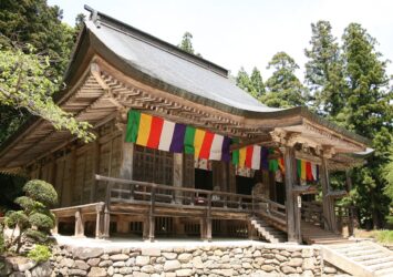 山寺の風景　山形の風景