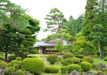 藤田記念庭園　青森の日本庭園　青森の風景