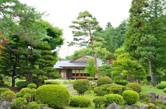 藤田記念庭園 青森の日本庭園 青森の風景