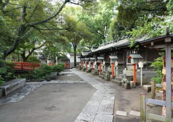 千葉神社「千葉天神」境内　千葉の風景