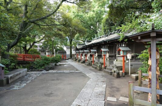千葉神社「千葉天神」境内　千葉の風景
