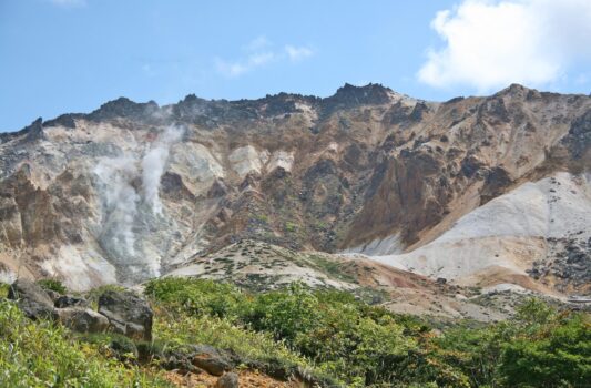 恵山　函館の風景　北海道の山　北海道の風景