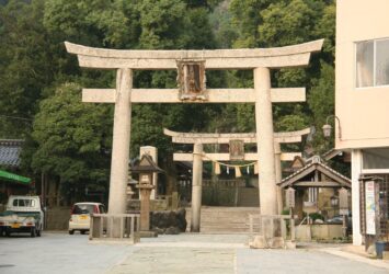 美保神社の鳥居　島根の神社　島根の風景