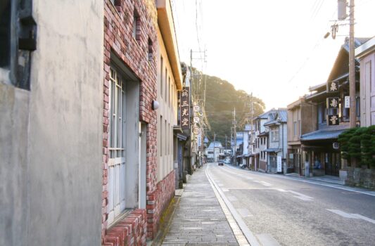 有田の伝統的な街並み　佐賀の風景