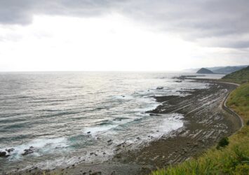 道の駅 フェニックスから見る日南海岸　宮崎の風景